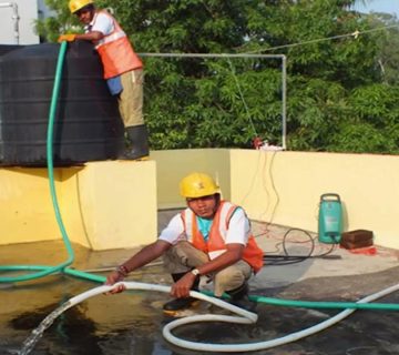 عزل خزان مياه ضد التسرب بجدة